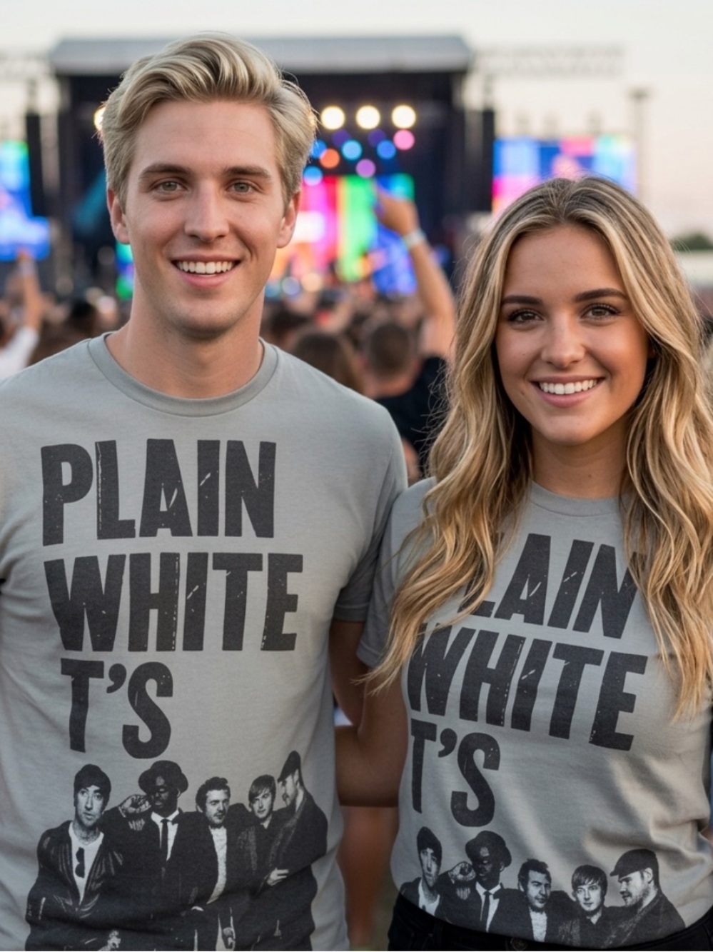 Plain White T's Startee unisex band tshirt sz S